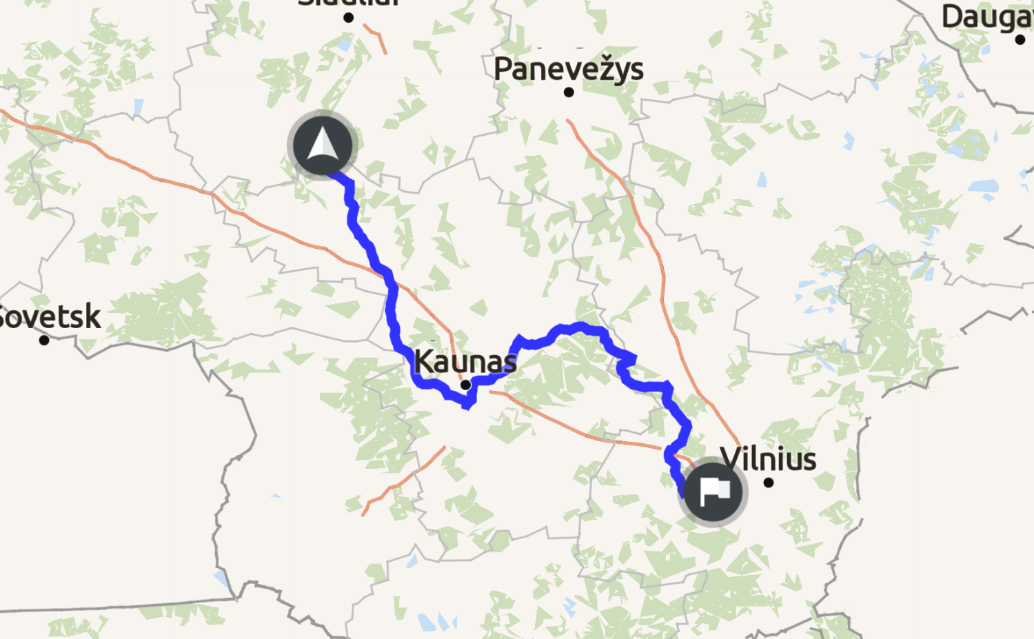 Tytuvėnai Kaunas Lentvaris